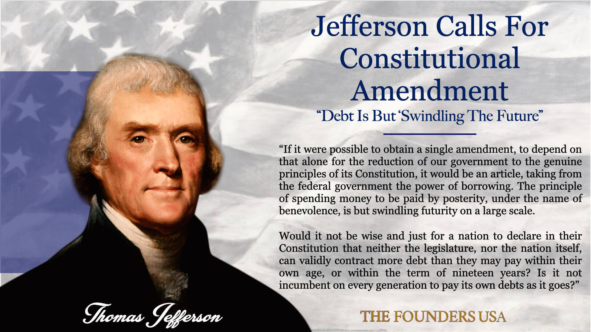 Thomas Jefferson - The Founders Words